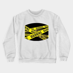 Warning Strip Crewneck Sweatshirt